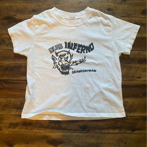 brandy melville chloe club inferno top